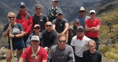 Mount Kenya Royal Engineers 13 Expedition members