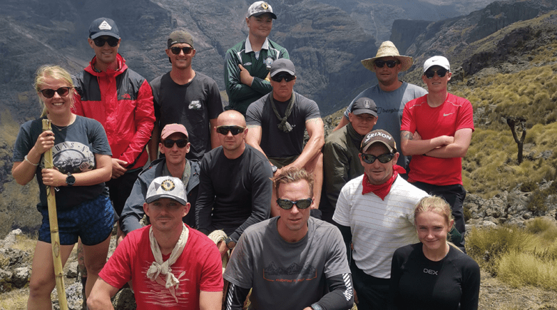 Mount Kenya Royal Engineers 13 Expedition members
