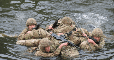 The Future is Integrated 25 Commando Training River Crossing 02